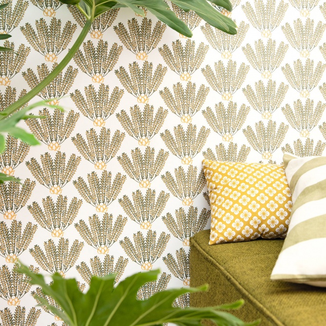 Papel Pintado Palmeras exóticas - MOINES 02 | MURAKE - 86052