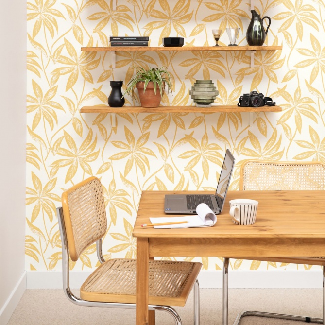 Papel Pintado Hojas de castaños - FECAMP 02 | MURAKE - 86062