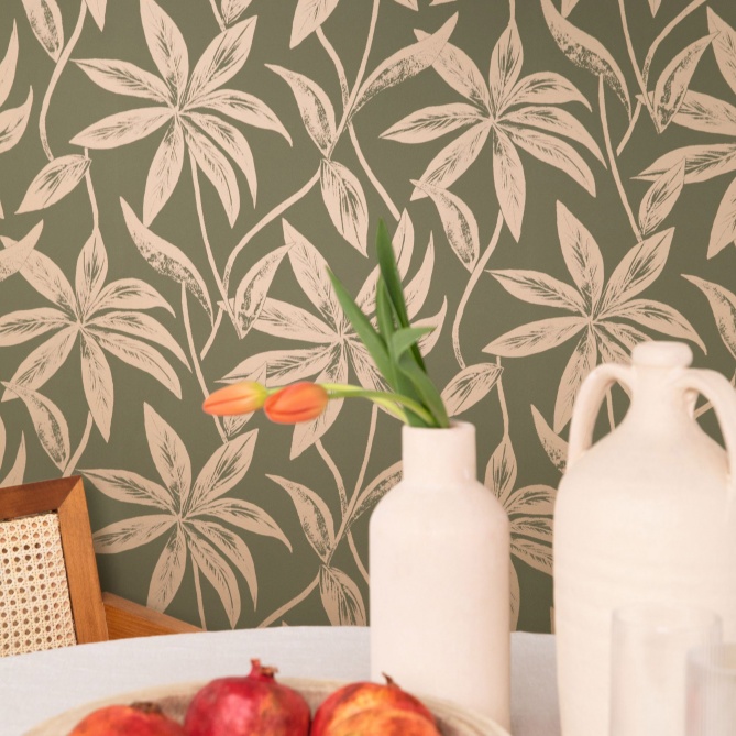 Papel Pintado Hojas de castaños - FECAMP 06 | MURAKE - 86066