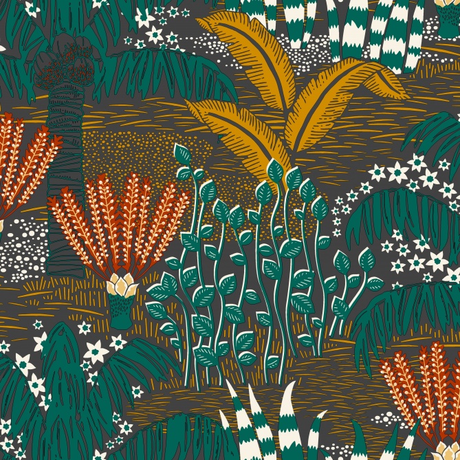 Papel Pintado Ambiente tropical - DINARD 02 | MURAKE - 86072