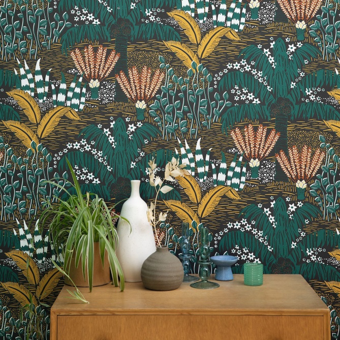 Papel Pintado Ambiente tropical - DINARD 02 | MURAKE - 86072