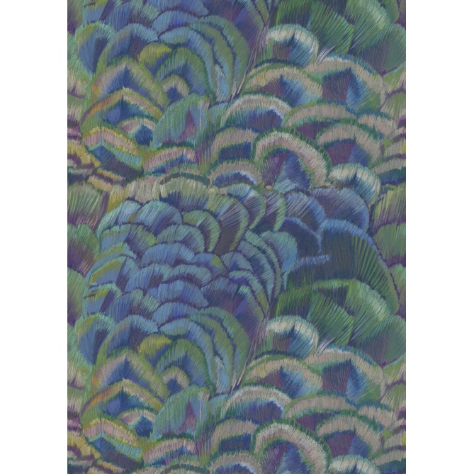 Mural Plumas dibujadas - REYRI  | MURAKE - 85952