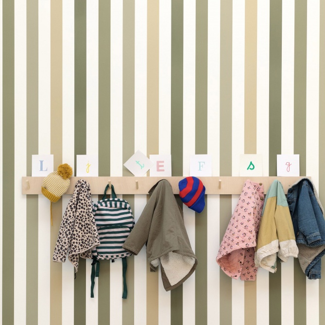 Papel Pintado Rayas multicolor - KUNTSI 03 | MURAKE - 85783