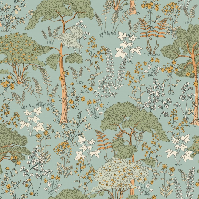 Papel Pintado Bosque infantil - MENANTI 01 | MURAKE - 85796