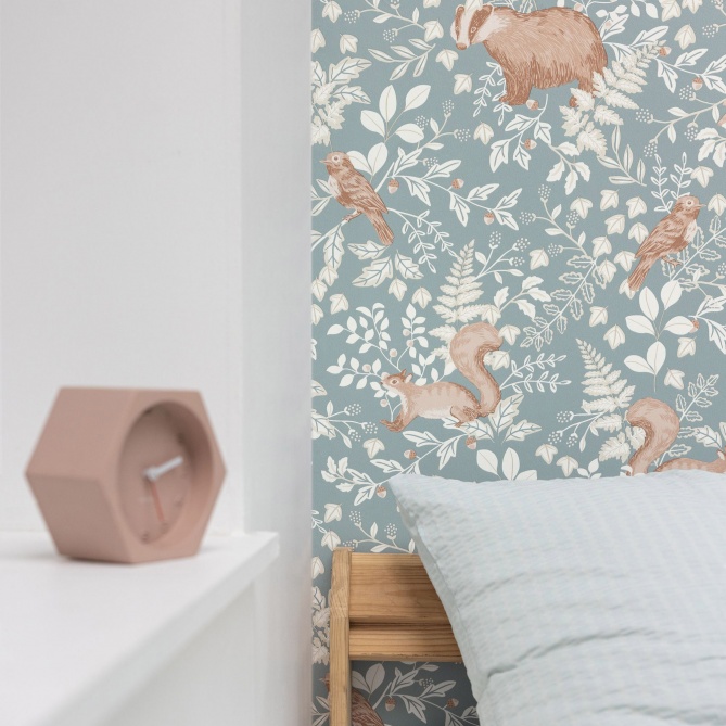 Papel Pintado Animales rodeados de follaje - KUALA 01 | MURAKE - 85801