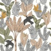 Papel Pintado Tucanes y pájaros en la selva tropical - TAXILA 04 | MURAKE - 85829 Papel Pintado Tucanes y pájaros en la selva tropical - TAXILA 04 | MURAKE - 85829
