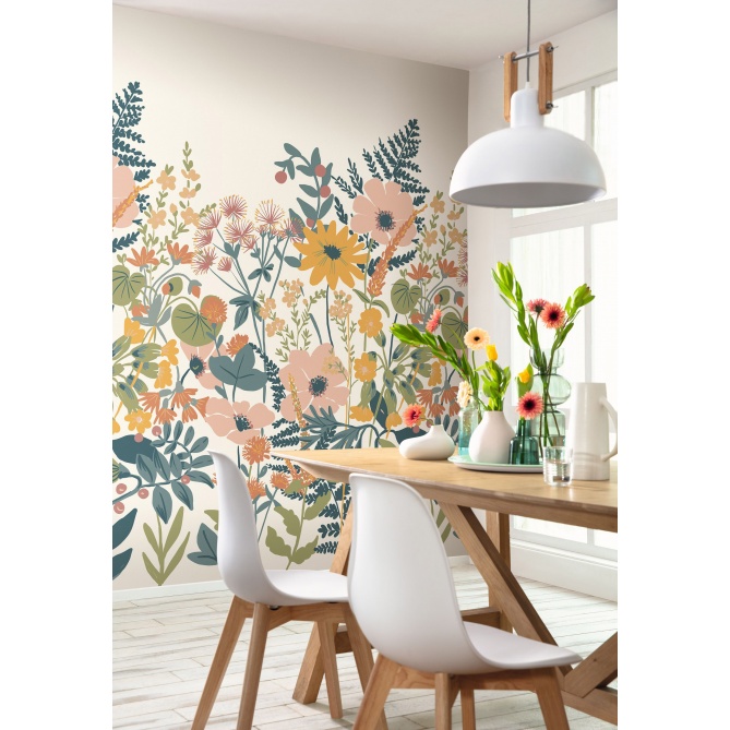 Mural Flores y follaje de hadas - BYGGOA  | MURAKE - 85871