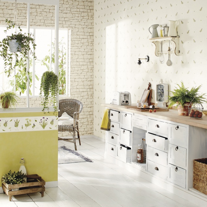 Papel Pintado Manojo de hierbas - VEHARI  | MURAKE - 7017-06