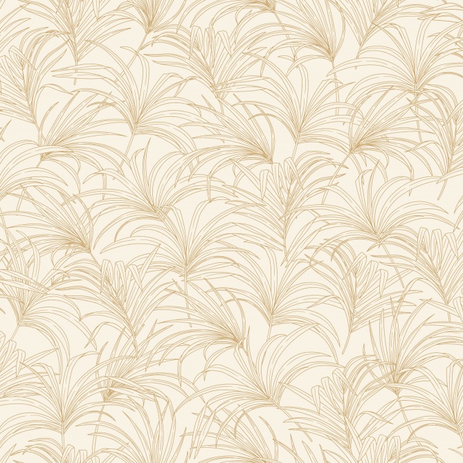 Papel Pintado Hojas de palmas elegantes - CALCAI 01 | MURAKE - 86161