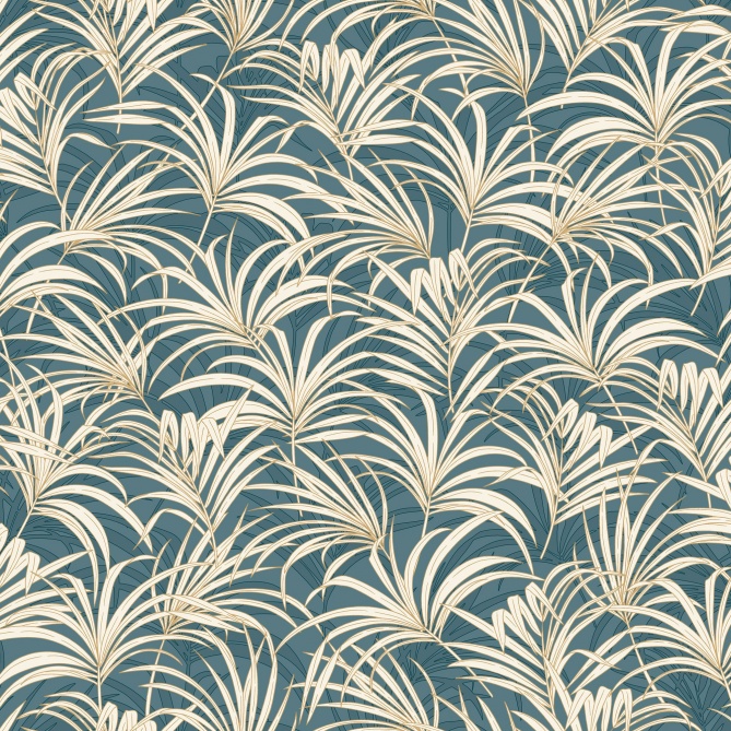 Papel Pintado Hojas de palmas elegantes - CALCAI 03 | MURAKE - 86163