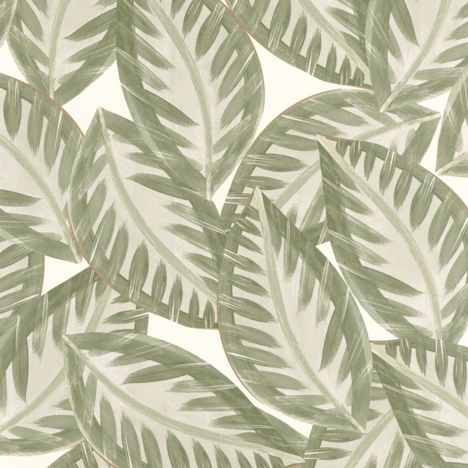 Papel Pintado Grandes hojas pintadas - INTAWE 02 | MURAKE - 86317