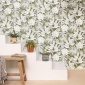 Papel Pintado Hojas y flores tropicales yuxtapuestas - GORDIMA 06 | MURAKE - 86346