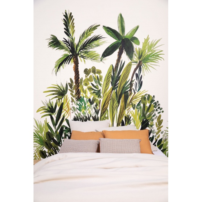 Mural Bosque tropical en acuarela - VIRGUIÑA  | MURAKE - 86366