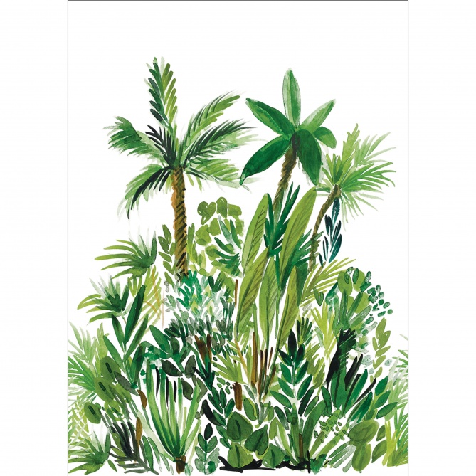Mural Bosque tropical en acuarela - VIRGUIÑA  | MURAKE - 86366