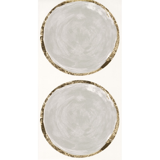 Papel Pintado Grandes círculos dibujados con pincel - NEIDEN 02 | MURAKE - 7017-77