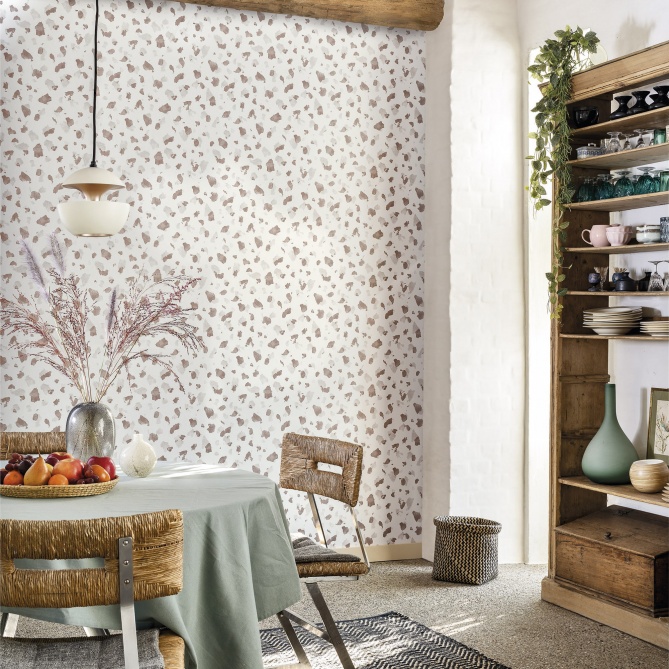 Papel Pintado Trozos de pan de oro o enorme terrazo - OTALAMPI 03 | MURAKE - 7017-93