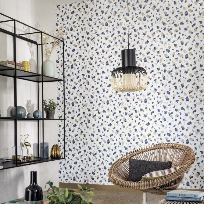 Papel Pintado Trozos de pan de oro o enorme terrazo - OTALAMPI 04 | MURAKE - 7017-94