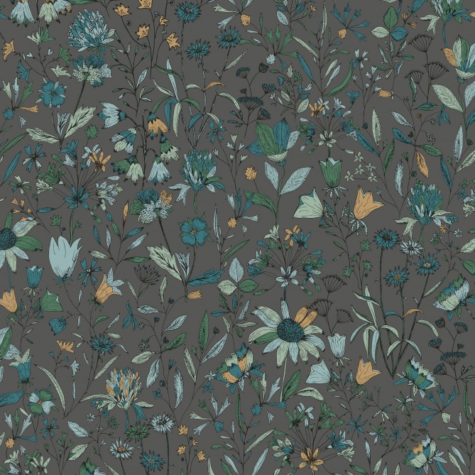 Papel Pintado Flores campestres - TURIA 05 | MURAKE - 86215