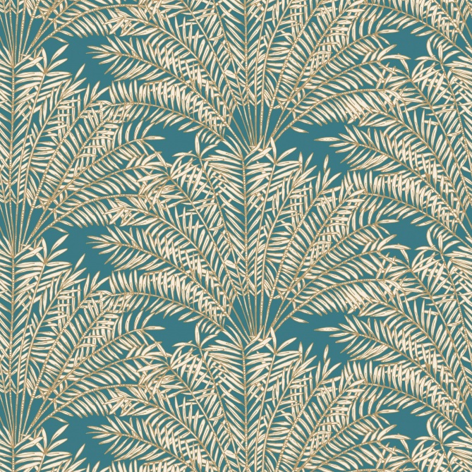 Papel Pintado Hojas de palma en abanico - TELSON 03 | MURAKE - 86233