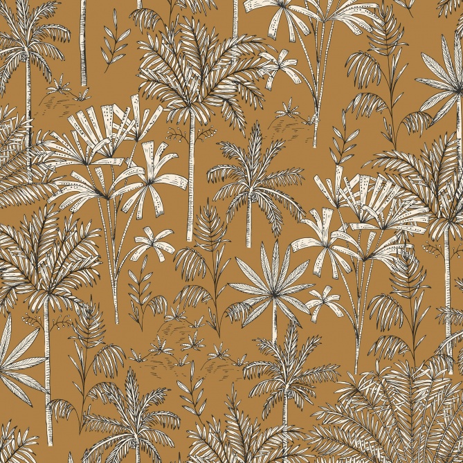 Papel Pintado Árboles tropicales y palmeras - DIASTEMA 02 | MURAKE - 86242