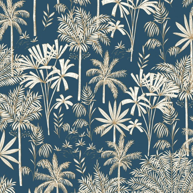 Papel Pintado Árboles tropicales y palmeras - DIASTEMA 03 | MURAKE - 86243