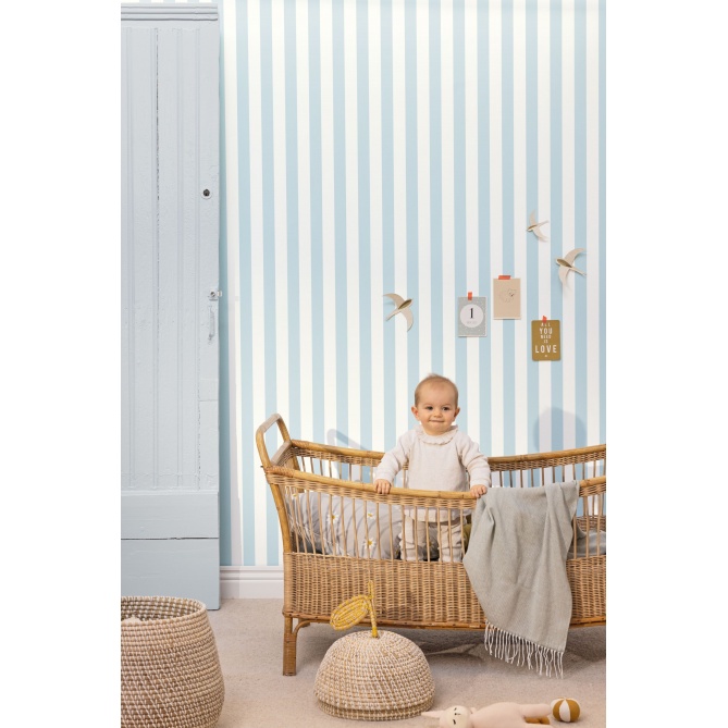 Papel Pintado Pequeñas rayas - GUIREC 06 | MURAKE - 86526