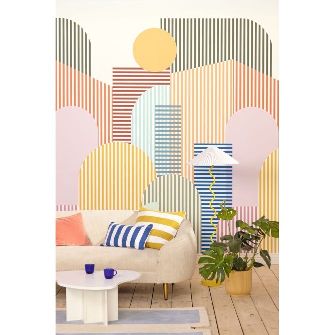 Mural Rayas en XXL - ROYAN  | MURAKE - 86546