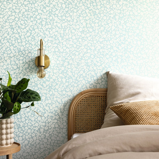 Papel Pintado Pequeñas flores románticas - SANDO 04 | MURAKE - 86084