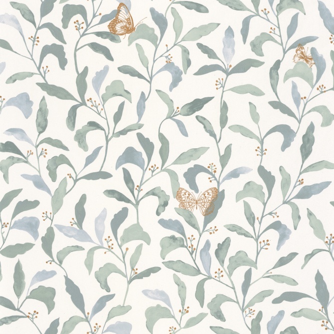 Papel Pintado Mariposas en medio del follaje - MICOCOTA 03 | MURAKE - 86267