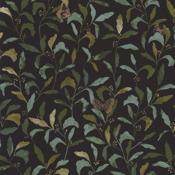 Papel Pintado Mariposas en medio del follaje - MICOCOTA 05 | MURAKE - 86269