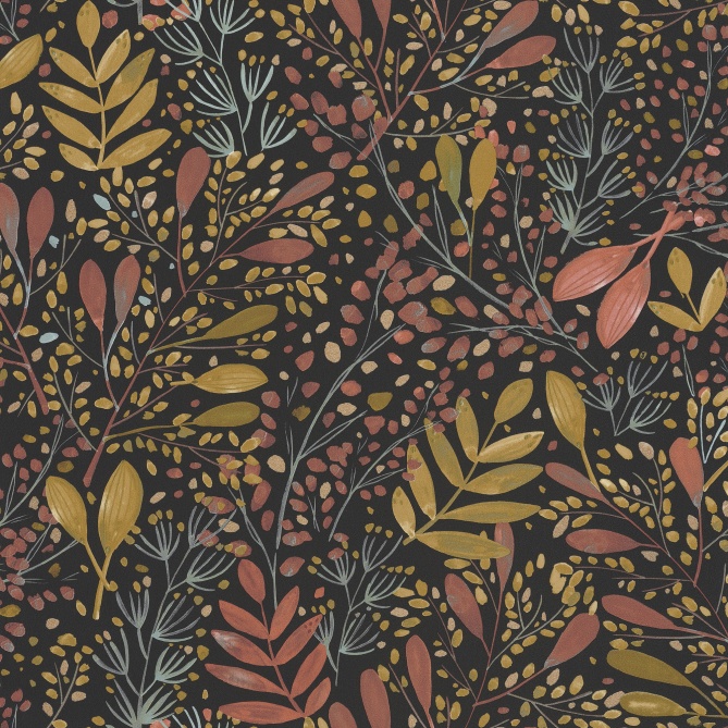 Papel Pintado Follaje gráfico y dinámico - INTROPISA 02 | MURAKE - 86282