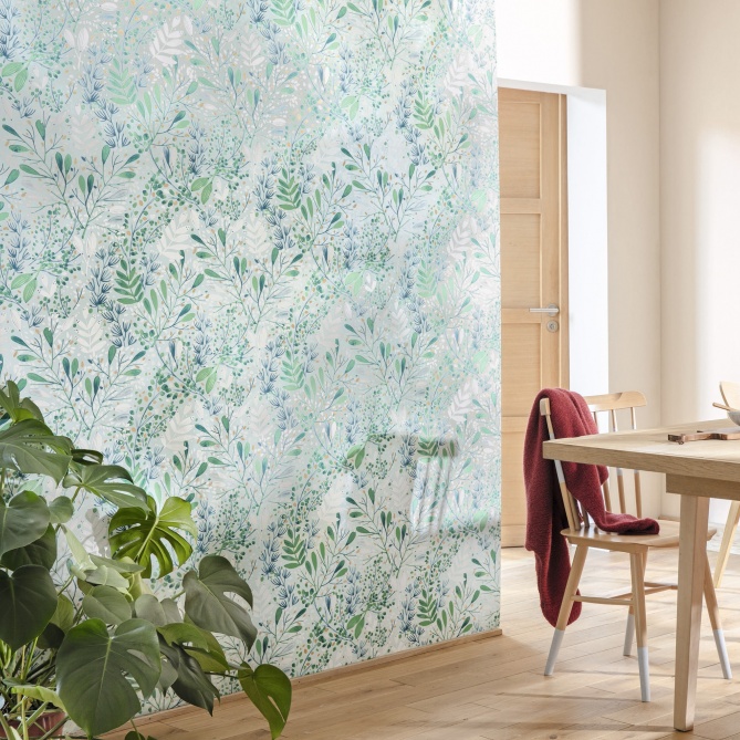 Papel Pintado Follaje gráfico y dinámico - INTROPISA 04 | MURAKE - 86284