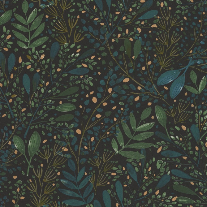Papel Pintado Follaje gráfico y dinámico - INTROPISA 05 | MURAKE - 86285