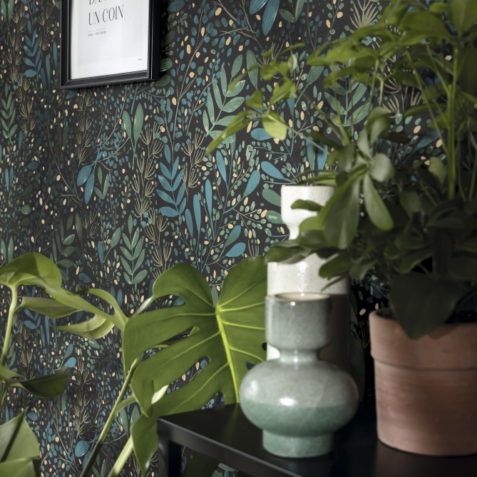 Papel Pintado Follaje gráfico y dinámico - INTROPISA 05 | MURAKE - 86285