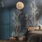 Mural Árboles y follaje iluminados por la luna - ESTRELY  | MURAKE - 86289