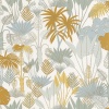 Papel Pintado Jungla tropical con lunares dorados - BENODET 03 | MURAKE - 86393