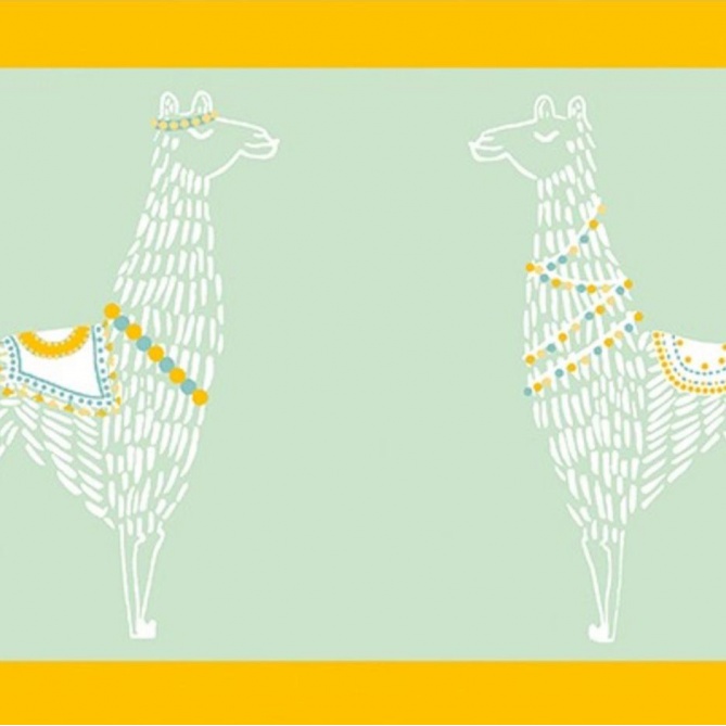 Cenefa Llamas con joyas - POULIGUEN 02 | MURAKE - 86457