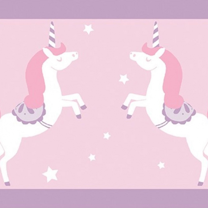 Cenefa Unicornios en medio de estrellas - LANILDUT 02 | MURAKE - 86452