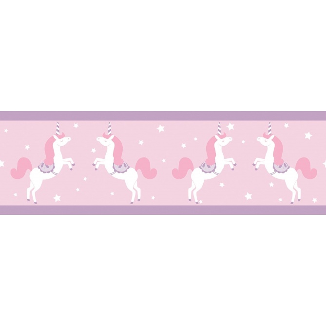 Cenefa Unicornios en medio de estrellas - LANILDUT 02 | MURAKE - 86452