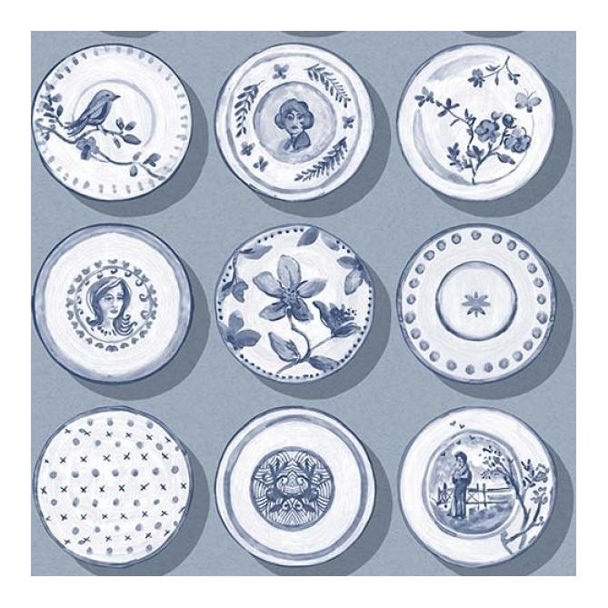 Papel Pintado Platos - DHULE 03 | MURAKE - 7012-28