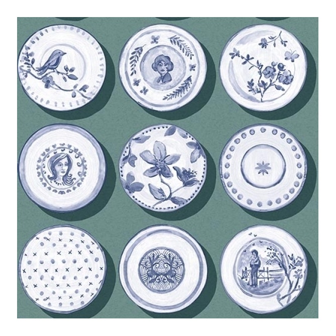 Papel Pintado Platos - DHULE 01 | MURAKE - 7012-26