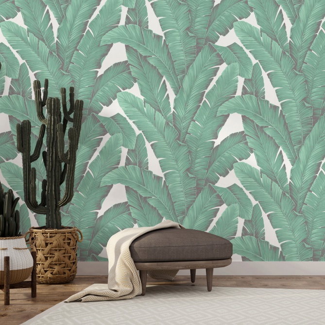 Papel Pintado Hojas tropicales - KARMALA  | MURAKE - 7012-66