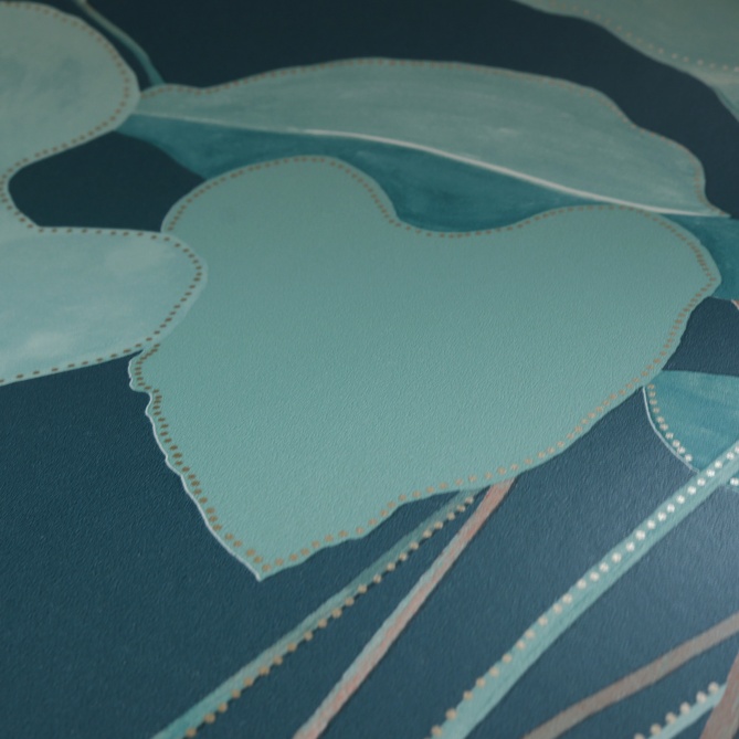 Papel Pintado Hojas tropicales con pájaros y tucanes - LAPAPOCHA 04 | MURAKE - 86384