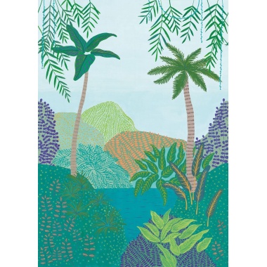 Mural Jungla pacífica - PASTUI  | MURAKE - 85851