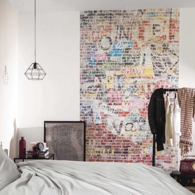 Mural Graffiti sobre pared de ladrillo - DALSVIK  | MURAKE - 85867