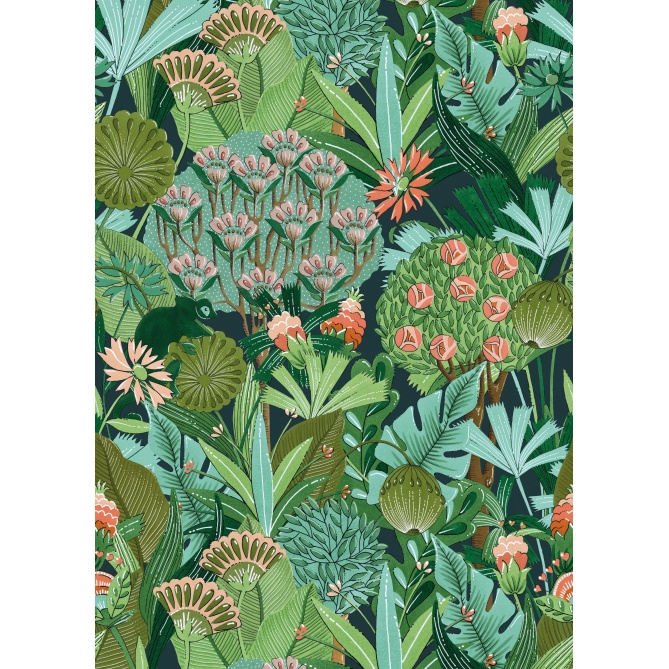 Mural Flores y árboles oníricos - GRUNDA  | MURAKE - 85884