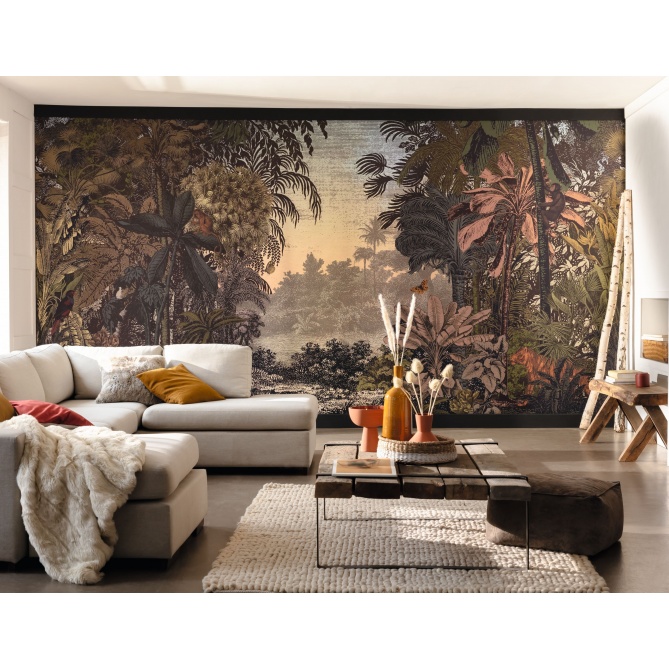 Mural Jungla con animales - VERFI 01 | MURAKE - 85887