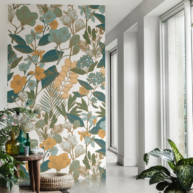 Mural Ramo de flores desestructurado - JOROUR 02 | MURAKE - 85886