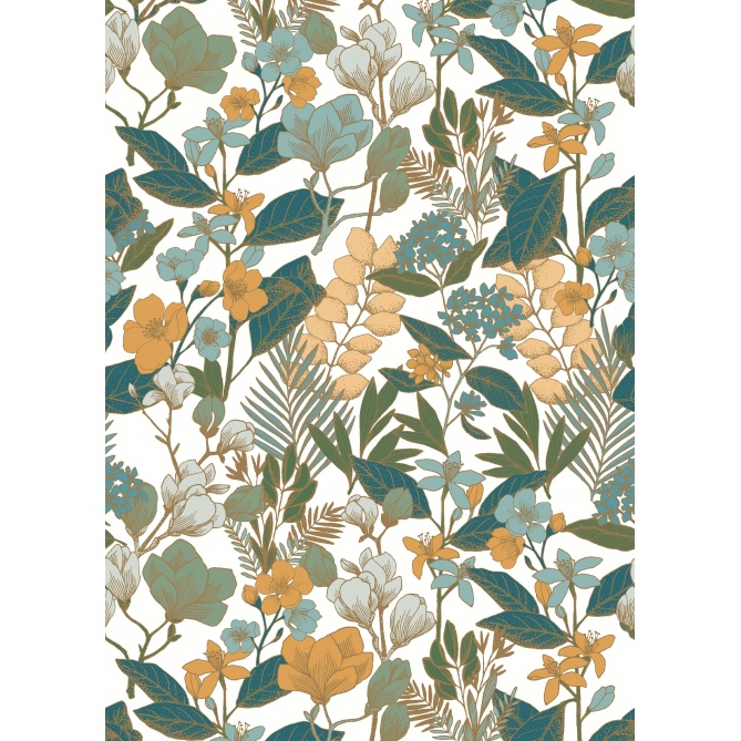 Mural Ramo de flores desestructurado - JOROUR 02 | MURAKE - 85886