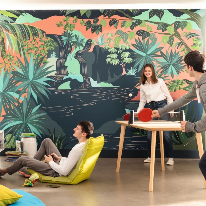 Mural Cascadas - HAFNIR  | MURAKE - 85890